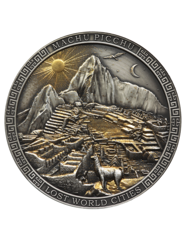 MACHU PICCHU Lost World Cities 2 Oz Silver Coin 2$ Niue 2022