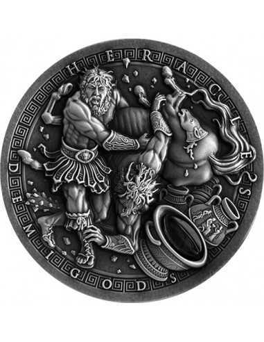 Herakles Półbogowie 2 Uncje Srebrna Moneta 2$ Niue 2021