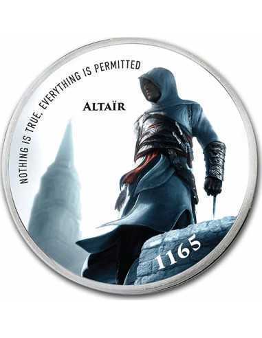 ASSASSIN CREED Altair Colorized 1 Oz Silver Round USA 2022