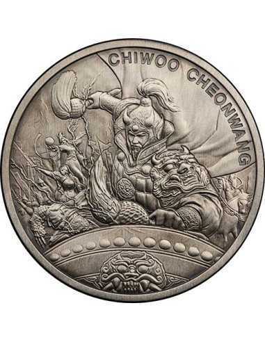 CHIWOO Cheonwang 1 Oz Moneda Plata 1 Clay Korea 2021