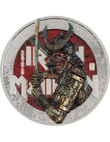SENJUTSU Iron Maiden 2 Oz Серебряная монета 10$ Острова Кука 2022