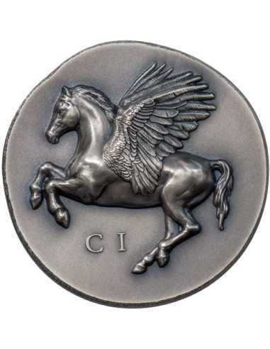 PEGASOS Numismatic Icons 1 Oz Серебряная монета 5$ Острова Кука 2022