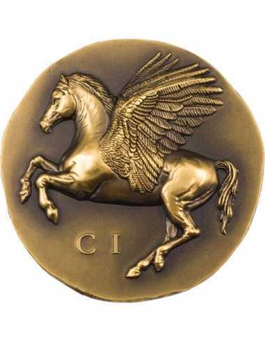 PEGASOS Numismatic Icons Золотая монета 1 унция 250$ Острова Кука 2022