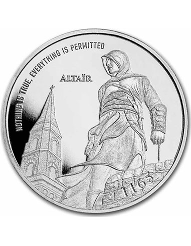ASSASSIN CREED Altair Proof Ronde d'Argent 1 Oz USA 2022