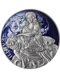 2021 3 oz plata 3000 francos Camerún Júpiter planetas y dioses moneda. 