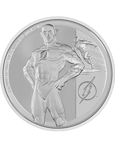 THE FLASH Klasyczna 1 uncja srebrna moneta 2 $ Niue 2022