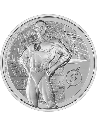 THE FLASH Classic Серебряная монета 3 унции 2$ Ниуэ 2022