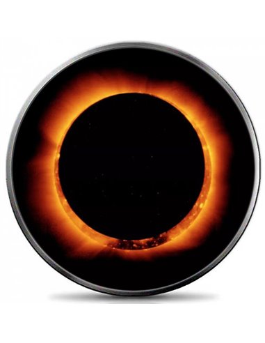 SOLAR FLARE Magic Space Black Ruthenium Walking Liberty 1 Oz Серебряная монета 1$ США 2022