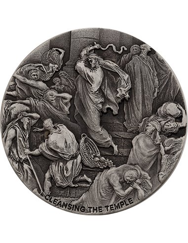 TRANSFIGURATOIN OF JESUS Biblical Series 2 Oz Серебряная монета 2$ Ниуэ 2021