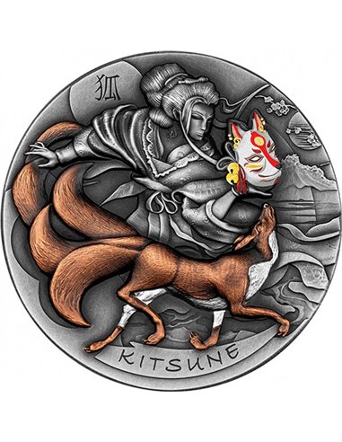 KITSUNE 2 Oz Silver Coin 5$ Niue 2022