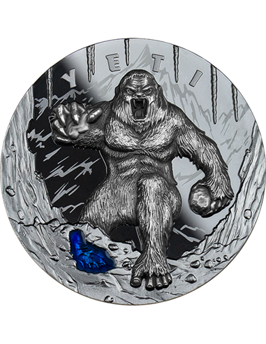 YETI Snow Man 2 Oz Silver Coin 5$ Niue 2022
