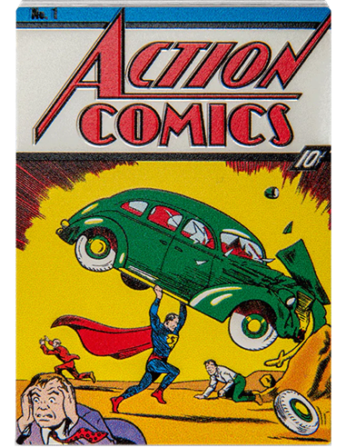 COMIX 1 Action Comics Pièce d'Argent de 1 Oz 2$ Niger 2022
