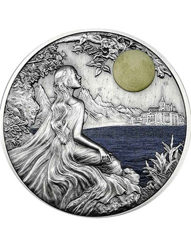 BIAŁY ŁABĘDŹ 3 uncje srebrna moneta 15000 franków Czad 2022