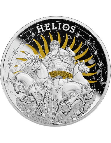 ГЕЛИОС Серебряная монета 1 унция 1$ Ниуэ 2022