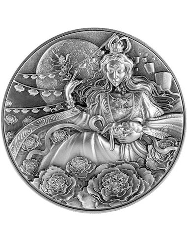 ZMIENIACZ I JADEŁOWY KRÓLIK 1 uncja srebrna moneta 5000 franków Czad 2023