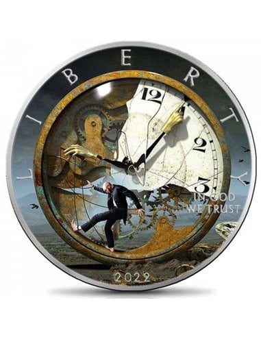HELLO WORLD Walking Liberty Серебряная монета 1 унция 1$ США 2022