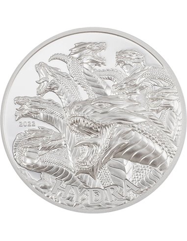 HYDRA Mythical Creatures 1 Oz Silver Coin 1000 Shillings Tanzanie 2022