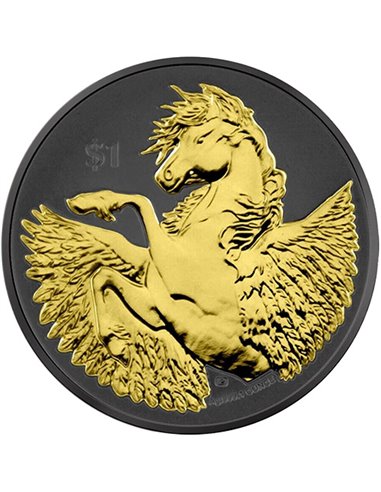 PEGASUS Empire Edition 1 унция Серебряная монета 1$ Британские Виргинские острова 2022
