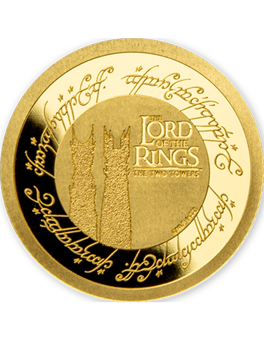 LORD OF THE RINGS Moneda Oro 50$ Tala Samoa 2023