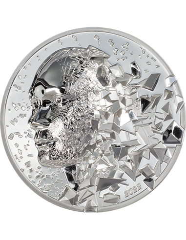 SILVER BURST 2.0 3 Oz Silver Coin 20$ Cook Islands 2022