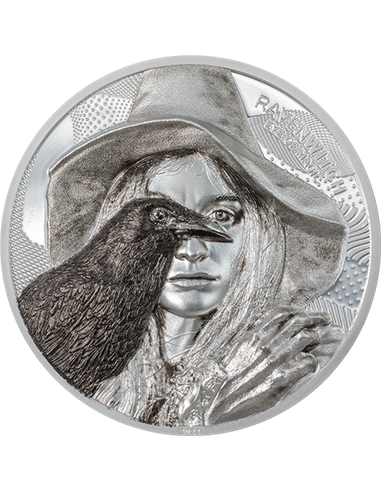RAVEN WITCH Eye of Magic 2 Oz Silver Coin 10$ Îles Cook 2022