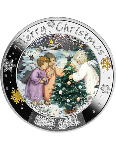 MERRY CHRISTMAS Silver Coin 1$ Niue 2022