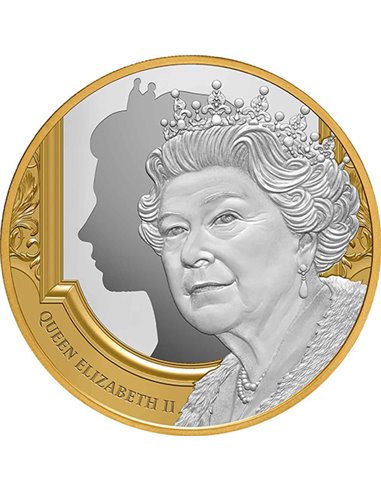 HOŁD KRÓLOWEJ ELIZABETH II 1 Uncja Srebrna Moneta 1$ Niue 2022