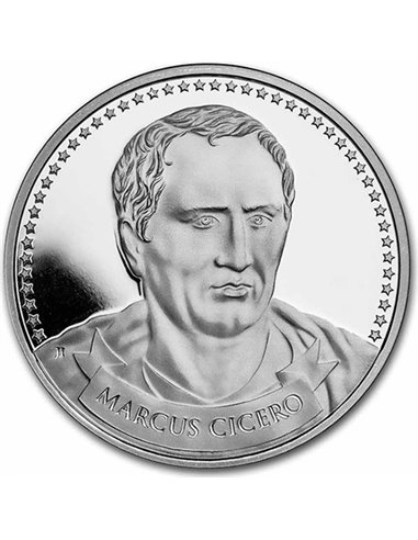 MARCUS CICERO Founders Of Liberty 1 Oz Silver Keep & Bear Arms 2022