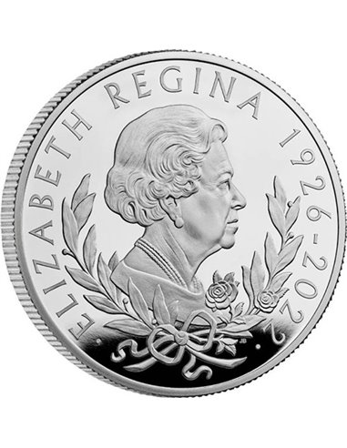 HER MAJESTIC QUEEN ELIZABETH II Moneda Plata Proof 2£ Reino Unido 2023