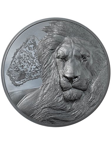 LIONS Growing Up Серебряная монета 5 унций 3000 шиллингов Танзания 2022