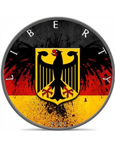GERMAN EAGLE Emblem of Germany Liberty 1 Oz Silver Coin 1$ USA 2022