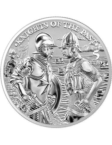 KNIGHTS OF THE PAST 1 Oz Silver Coin 5 Mark Germania 2022