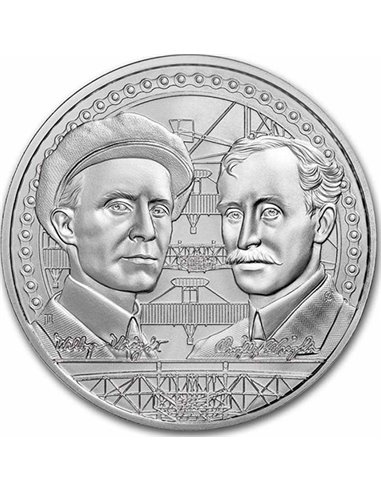 BROTHERS WRIGHT Ikony Inspiracji 1 uncja srebrna moneta 2 $ Niue 2022