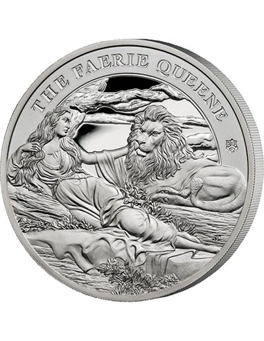 UNA AND THE LION 1 Oz Moneda Plata Proof 1 Pound Santa Helena 2023