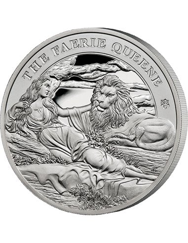 UNA AND THE LION 1 Oz Silver Proof Coin 1 Pound Saint Helena 2023
