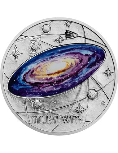 VOIE LACTÉE 1 Oz Silver Coin 1$ Niue 2022