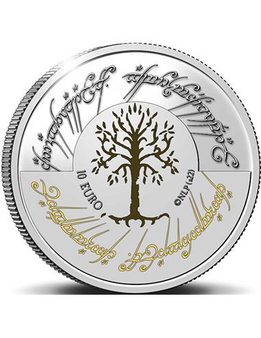 EL SEÑOR DE LOS ANILLOS Moneda Plata 10 Euro Malta 2022