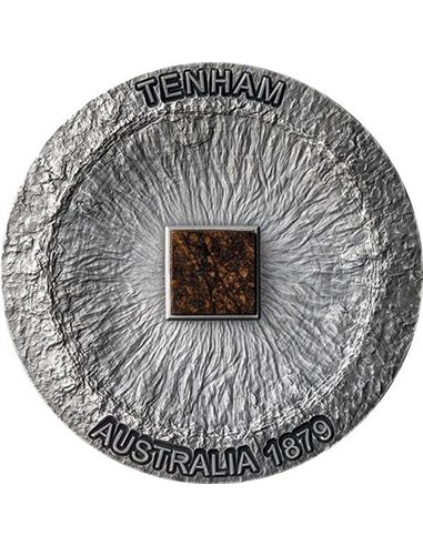TENHAM Meteorite Series 50 г Серебряная монета 2000 франков Камерун 2022