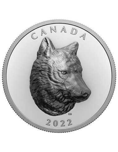 TIMBER WOLF Moneda Plata 25$ Canada 2022