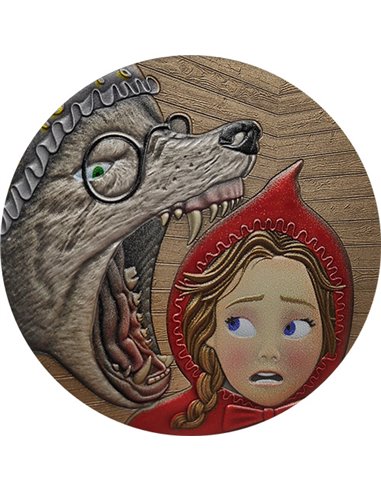 LITTLE RED RIDING HOOD Fairy Tales 1 Oz Silver Coin 1$ Niue 2022