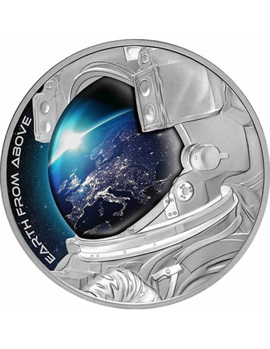 EARTH FROM ABOVE 1 Oz Silver Coin 1$ Niue 2022