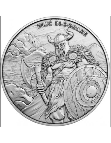 ERIC BLOODAXE Legendary Warriors 1 Oz Silver Coin 1$ USA 2023