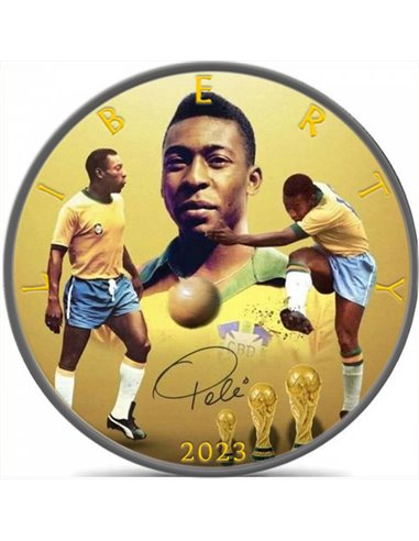 PELE FIFA Pelè Legends of Football Kennedy Half Dollar Coin USA 2022