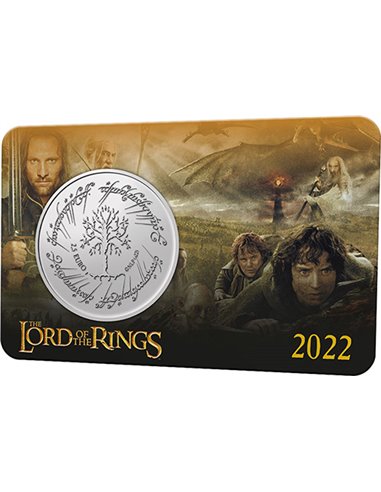 Властелин кольца Блистерная монета 2.5 Евро Мальта 2022