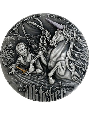 TIME OF CONTEMPT The Witcher 2 Oz Silbermünze 5$ Niue 2022