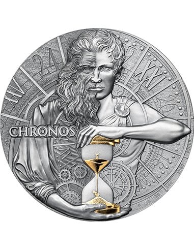 CHRONOS Dual Essence 2 Oz Silver Coin 2000 Francs Cameroon 2023