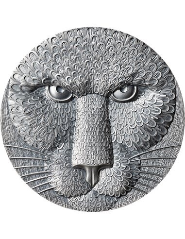 Криптовалюта BINARY PUMA Серебряная монета 2 унции 0,001 эфира United Crypto States 2023