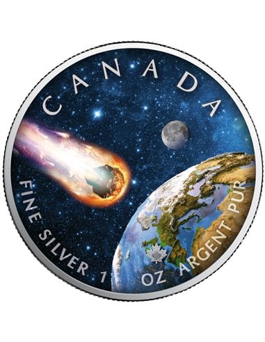 LIŚĆ KLONU Nature Power 1 Uncja Srebrna Moneta 5$ Kanada 2022