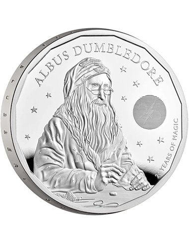 АЛЬБУС ДАМБЛДОР Гарри Поттер Серебряная монета 1 унция 2 фунта Великобритания 2023