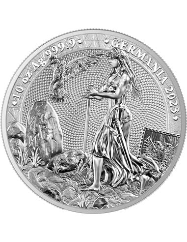 GERMANIA 10 Oz Moneda Plata 50 Marcos Germania 2023